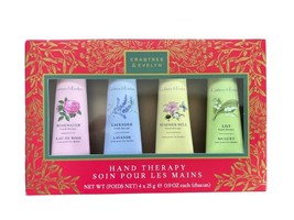 4 pc Hand Therapy Set .9 Oz each Rosewater, Laveender, Summer Hill, Lily Hand lo - £34.36 GBP