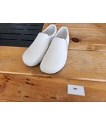 $160 Birkenstock Q0 400 Safety Work Slip-On Mens 38 EU L7 M5 White Leather - €110,90 EUR