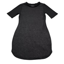 Los Angeles RMD Dress S Black Short Sleeve Crew Neck Knit Casual Mini Pullover - $22.65