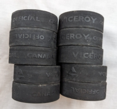 Lot of 10 Viceroy Canada Official Hockey Pucks black blank unused - £15.73 GBP