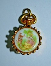 Vintage Double Sided Porcelain Cameo Pendant - £23.25 GBP