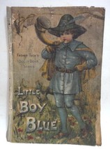 Antique Little Boy Blue Child Linen Book Raphael Tuck - £39.56 GBP