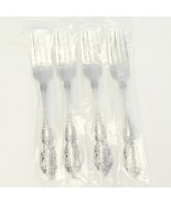 Oneida Monte Carlo Dinner Forks 7 1/4&quot; Deluxe Stainless Lot of 4 NEW - $1,076.87 MXN