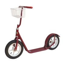 12&quot; CHILDRENS SCOOTER - CLASSIC RED - Child Kick Foot Bike w/ Basket &amp; B... - £247.46 GBP