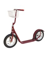 12&quot; CHILDRENS SCOOTER - CLASSIC RED - Child Kick Foot Bike w/ Basket &amp; B... - £243.83 GBP