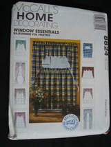 McCall&#39;s  Home Decorating Window Essentials 8244 New Uncut - £7.83 GBP