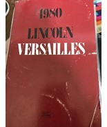 Original 1980 Ford Lincoln Versailles Propriétaires Manuel - $207.67 MXN