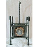 Artistic Bronze and Terra Cotta Suns Two Bottle Handled Table Wine Caddy... - $101.76 CAD