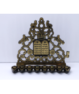 Authentic VTG Menorah Hanukah Hanukkah Made in Israel Judaica Jewish - $109.59