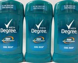 Degree For Men Antiperspirant Cool Rush 2.7 oz 3 Pack - £19.57 GBP