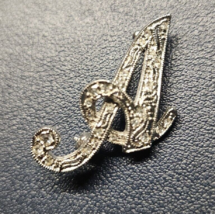 Vintage Monet A” Name Letter Brooch Pin Ant 1.5&quot; PB77 - £20.09 GBP