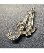 Vintage Monet A” Name Letter Brooch Pin Ant 1.5&quot; PB77 - £19.53 GBP