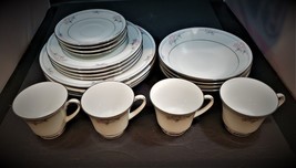 Legendary by Noritake Tarkington Pattern, 20 pcs. Set, 4 Complete Place ... - £100.61 GBP