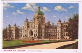 Postcard The Parliament Buildings Victoria British Columbia BC - £2.37 GBP