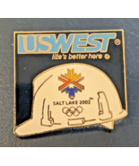 USWEST Life&#39;s Better Here - Hardhat - Salt Lake 2002 Olympic Lapel/Hat P... - £19.46 GBP