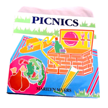 Picnics, Outdoor Dining Book, by Marilyn Myers, Tiffany Blue Colored Coo... - £14.94 GBP