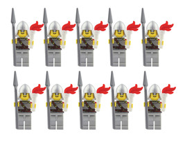 Medieval Red Lion Knights 10pcs Set H Building Blocks - £13.31 GBP