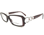Salvatore Ferragamo Eyeglasses Frames 2638-B 633 Sparkly Red Silver 52-1... - $65.36