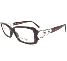 Salvatore Ferragamo Eyeglasses Frames 2638-B 633 Sparkly Red Silver 52-15-135 - £51.41 GBP