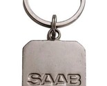 Vintage SAAB Metal Keychain FOB Ring RARE - $34.65