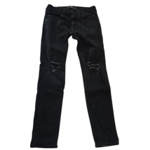 Hollister Jeans Men&#39;s 29x32 Black Skinny Distressed Stretch Denim Cotton... - $18.93