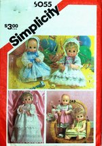 Simplicity 15&quot; to 16&quot; Doll Clothes Sewing Pattern #6055 - £5.43 GBP