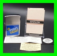 Rare Vintage Pepsi Light Petrol Cigarette Lighter ~ New In Box ~ UNFIRED ~ Mint  - £43.38 GBP