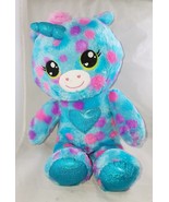 Build A Bear Heartables Unicorn Land Bubbles W/Blue Heart 17 In Plush - $27.44