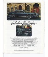 1979 Chrysler New Yorker Print Ad Automobile car 8.5&quot; x 11&quot; - $20.06