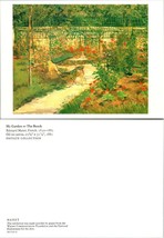 Edouard Manet My Garden or The Bench French Private Collection VTG Postcard - £7.37 GBP