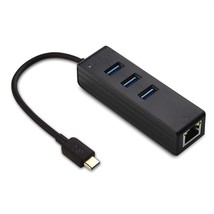 Cable Matters 4-in-1 USB C Hub Ethernet, Support Gigabit Ethernet (USB C Network - £33.99 GBP