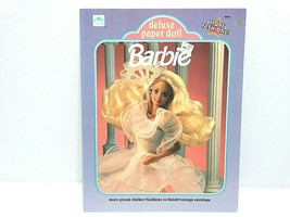 1991 Mattel Golden Barbie Deluxe Paper Doll #1690-1 New Uncut - $7.43