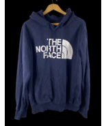 The North Face Hoodie Size Medium Mens Navy Blue Spell Out Sweatshirt Ad... - $732.38 MXN