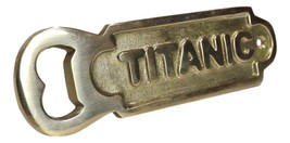 Set Of 2 Solid Brass Antiqued Nautical Marine RMS Titanic Hand Bottle Cap Opener - £17.17 GBP