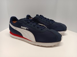 Puma Mens Turin NL Running Shoes 362167 02 Blue White Red Size 11 With Box - £22.03 GBP