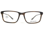 Columbia Eyeglasses Frames C8021 213 Brown Horn Rectangular 53-17-140 - $46.53