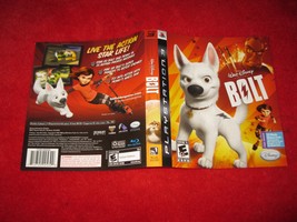 Walt Disney&#39;s Bolt : Playstation 3 PS3 Video Game Case Cover Art insert - £0.78 GBP