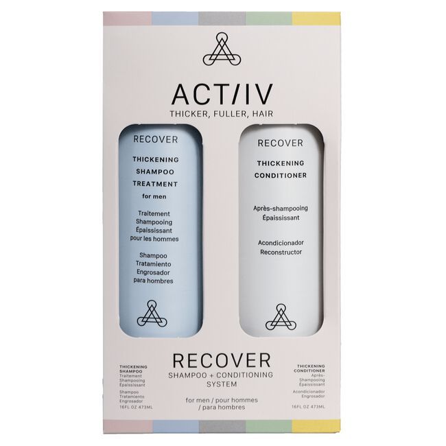 ACTiiV Hair Science Recover For Men Duo - 16oz sizes