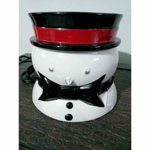 Christmas Yankee Candle Centerpiece Jack Frost Snowman Electric Warmer - $26.17