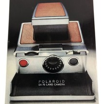 1975 Polaroid SX 70 Land Camera Christmas and Ford Thunderbird Elite print ad - £7.54 GBP