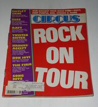 KISS Motley Crue Bon Jovi Circus Magazine Vintage 1985 The Firm RATT Krokus - $19.99