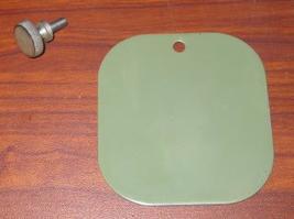 New Home 270 Square Rear Arm Inspection Plate w/Screw Janome Japan J-A2 - $5.00