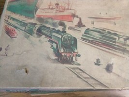 1950&#39;s German Keim O Gauge Tin Plate Windup Train Set in original box. - £155.87 GBP