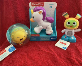 Fisher-Price Unicorn Pal Bright Beats Junior BeatBell Sunshine Ball On Go Coffee - $34.99