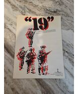 vintage piano Sheet Music 1985 Paul Hardcastle Nineteen &quot;19&quot; Chrysalis R... - $11.88