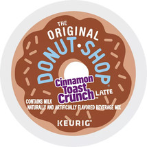 ORIGINAL DONUT SHOP CINNAMON TOAST CRUNCH LATTE KCUPS 10CT - $17.99