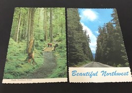 Pacific Northwest Postcards Vtg Scallop Edge Picture Lot Of 2 - $6.92