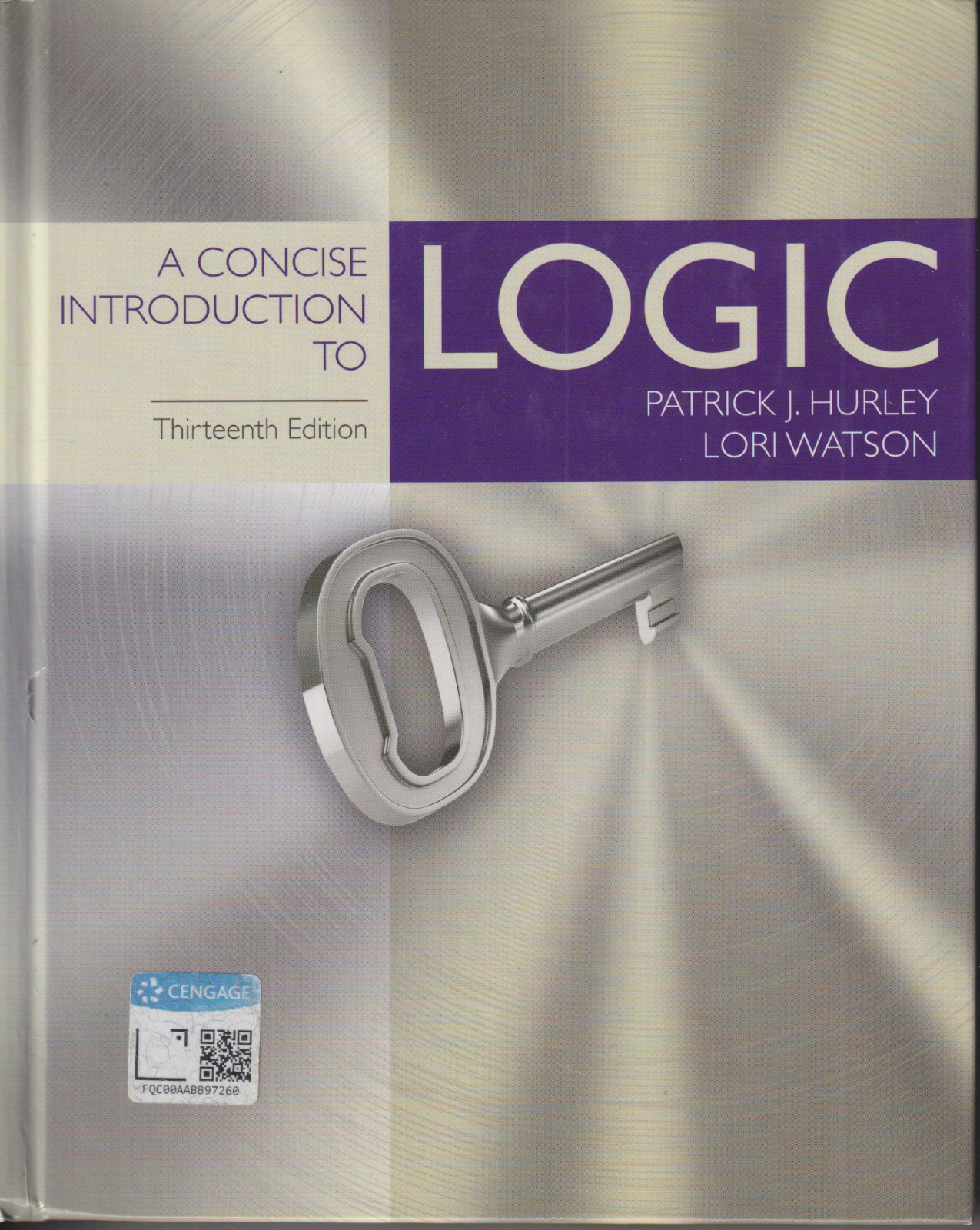 A Concise Introduction to Logic 13th Edition by Hurley, Watson (Book) - $24.40