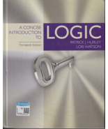 A Concise Introduction to Logic 13th Edition by Hurley, Watson (Book) - $24.40