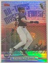 Frank Thomas 1999 Topps Mystery Finest Refractor Card #M19 (Chicago White Sox) - £29.98 GBP